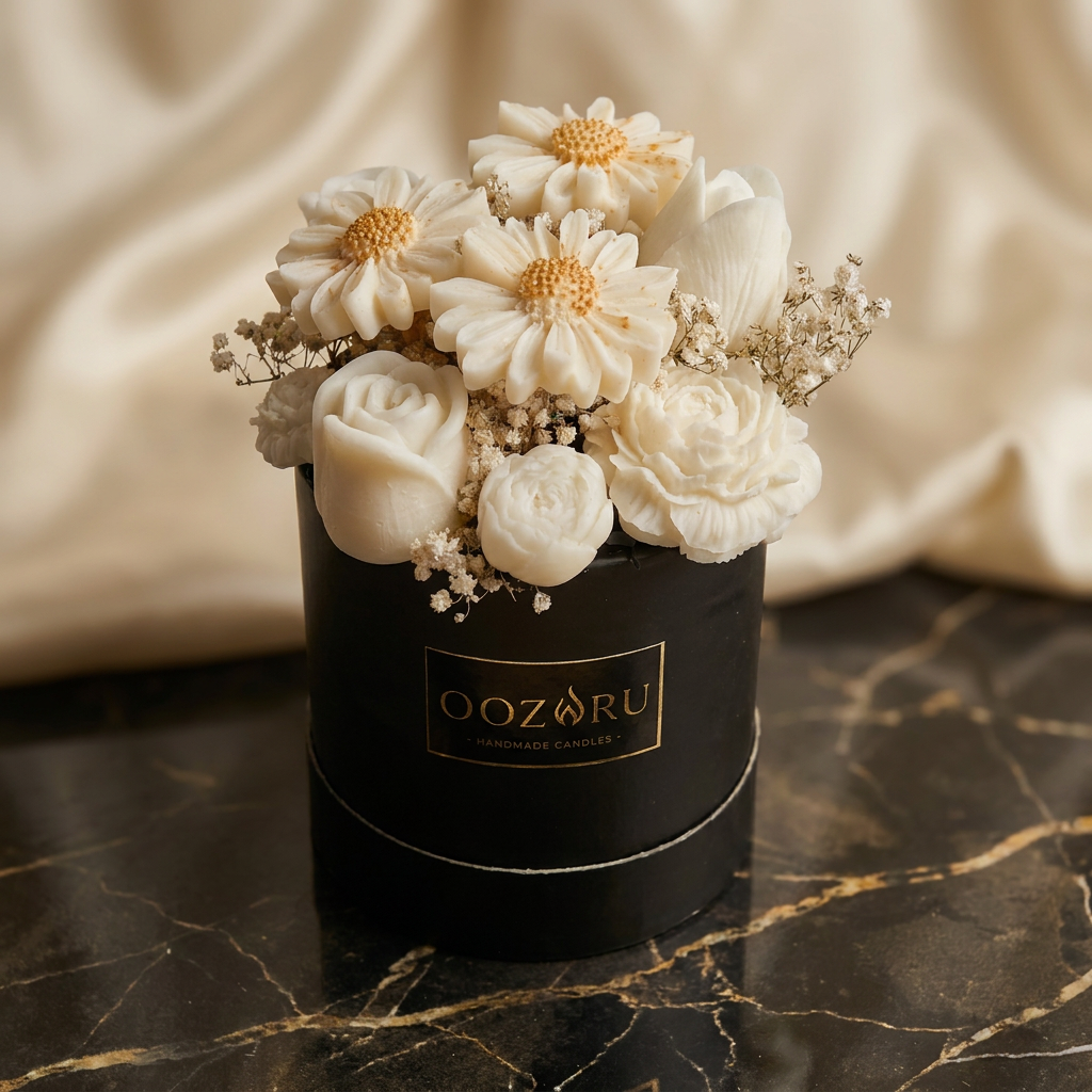 Candle Bouquets - Mix Flowers