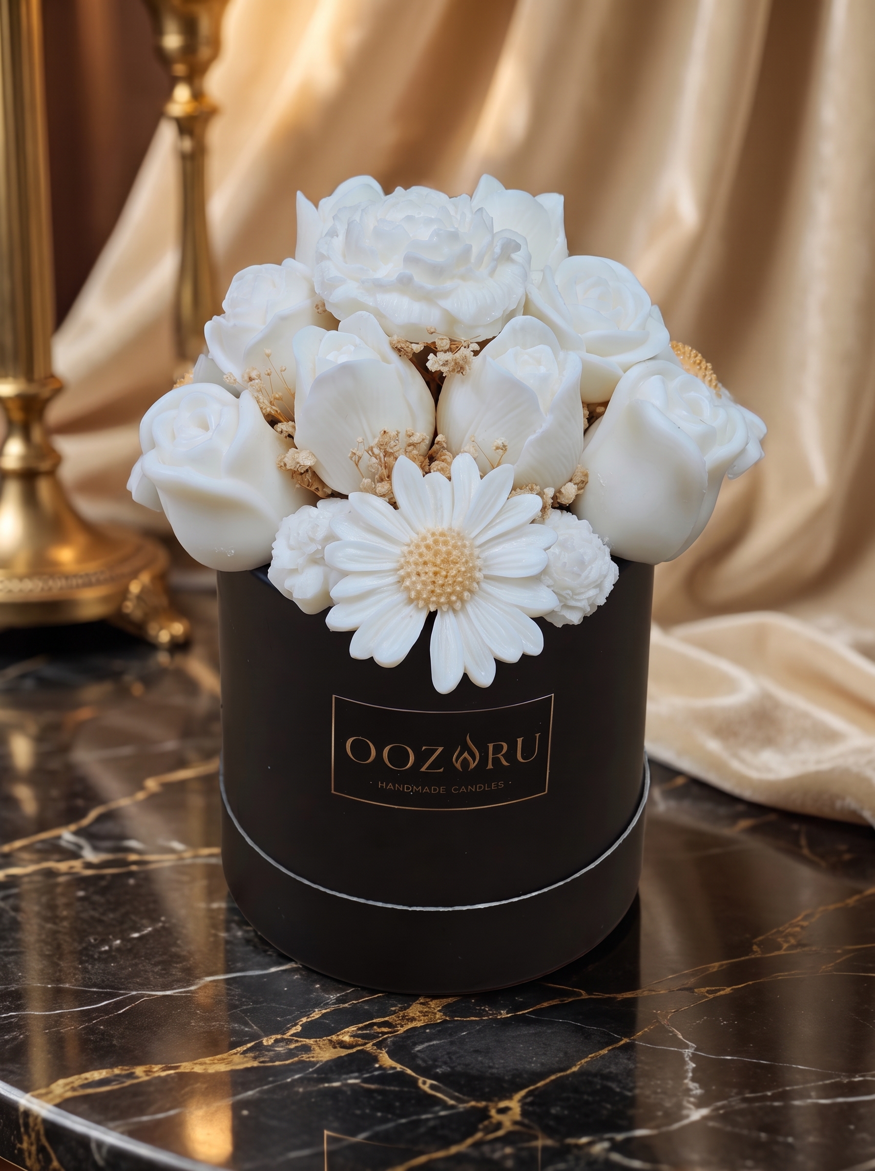 Candle Bouquets - Mix Flowers
